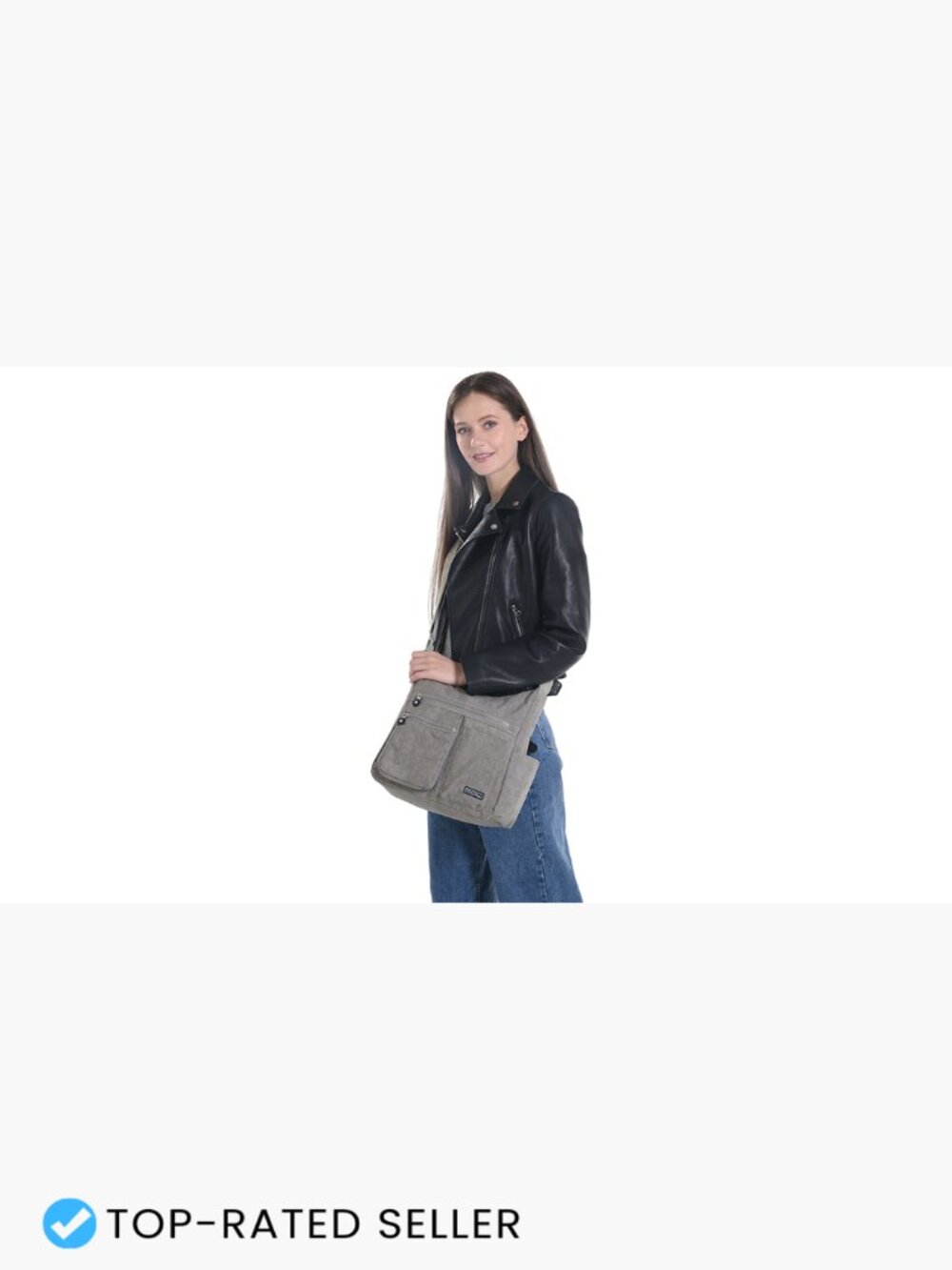 Women's Nylon Crossbody Purse Lightweight Anti-Theft RFID Travel Everyday Bag - Picture 7 of 7